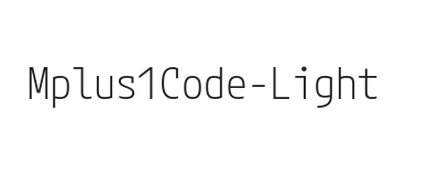 Mplus 1 Code Light