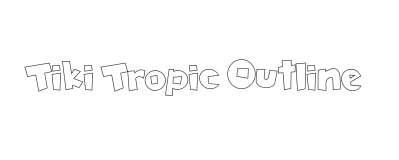 Tiki Tropic Outline