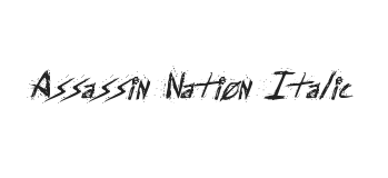 Assassin Nation Italic