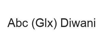 Abc (Glx) Diwani